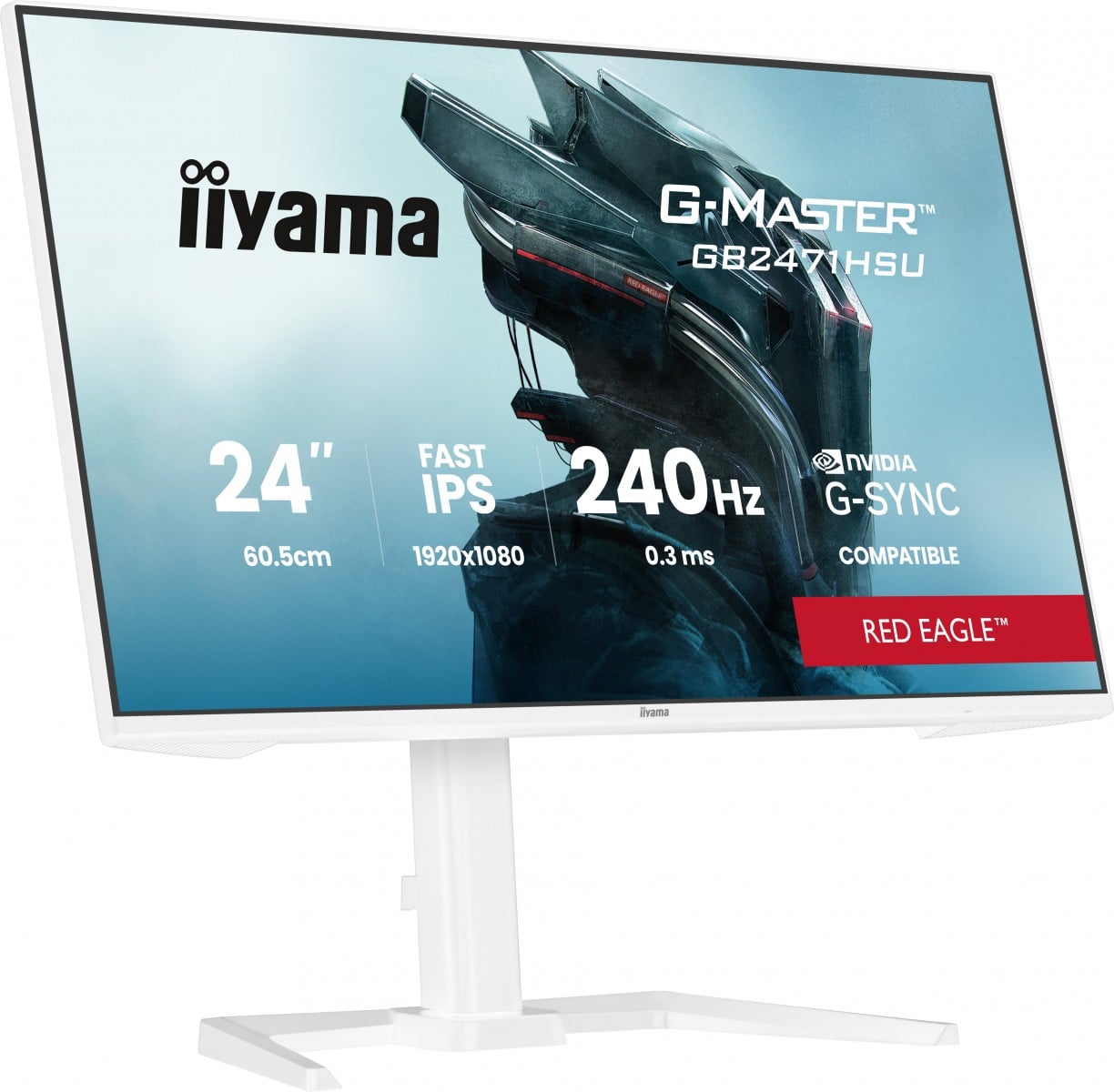 GB2471HSU-W1 24" FHD IPS 240Hz/HAS WHITE