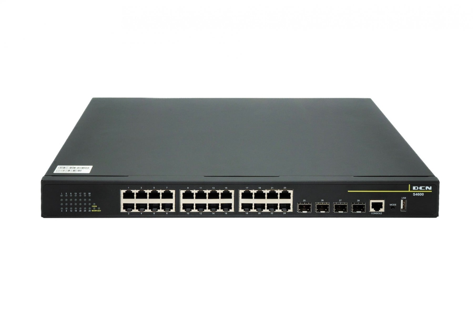 DCN Europe S4600-28X-P-SI 24x10/100/1000Base-T avec PoE+ (370W) + 4x1/10GBase-X SFP+