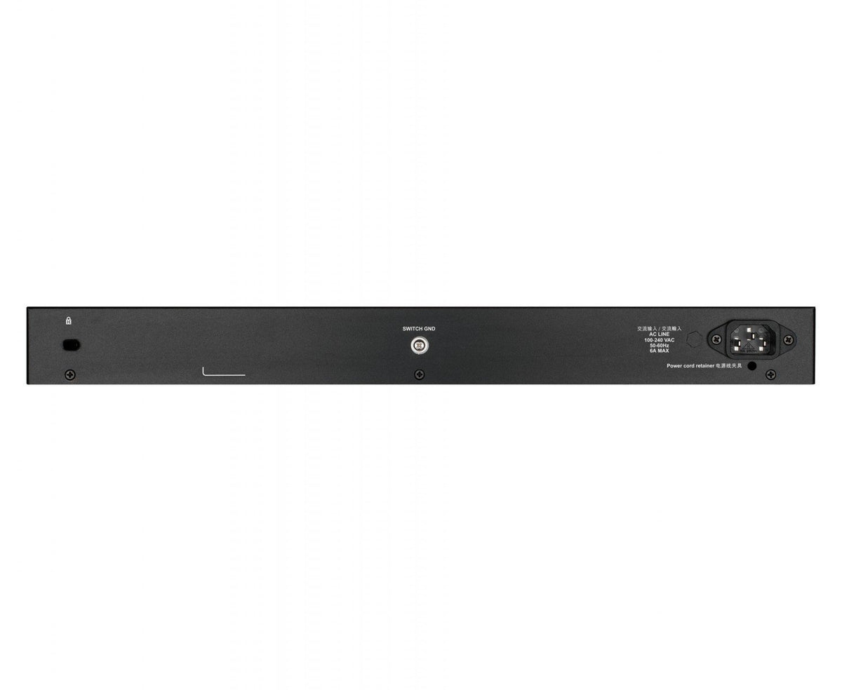 D-Link DGS-1250-52XMP commutateur réseau Géré L3 Aucun Connexion Ethernet, supportant l'alimentation via ce port (PoE) Noir