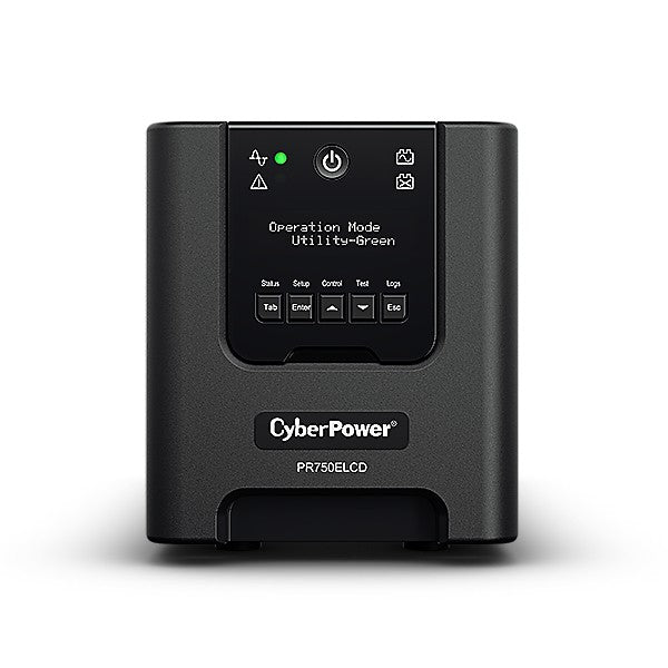 CyberPower PR750ELCDGR alimentation d'énergie non interruptible Interactivité de ligne 0,75 kVA 675 W 4 sortie(s) CA
