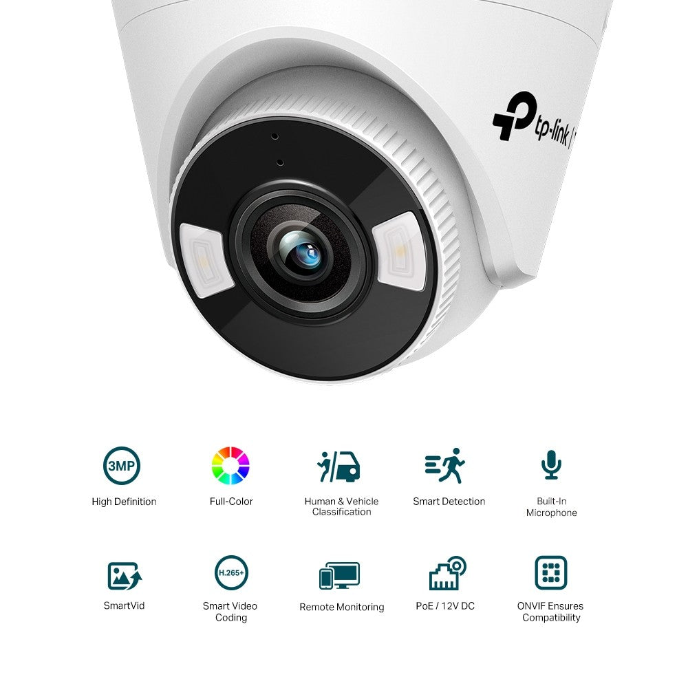 TP-Link VIGI C430 Dôme Caméra de sécurité IP Intérieure et extérieure 2304 x 1296 pixels Plafond