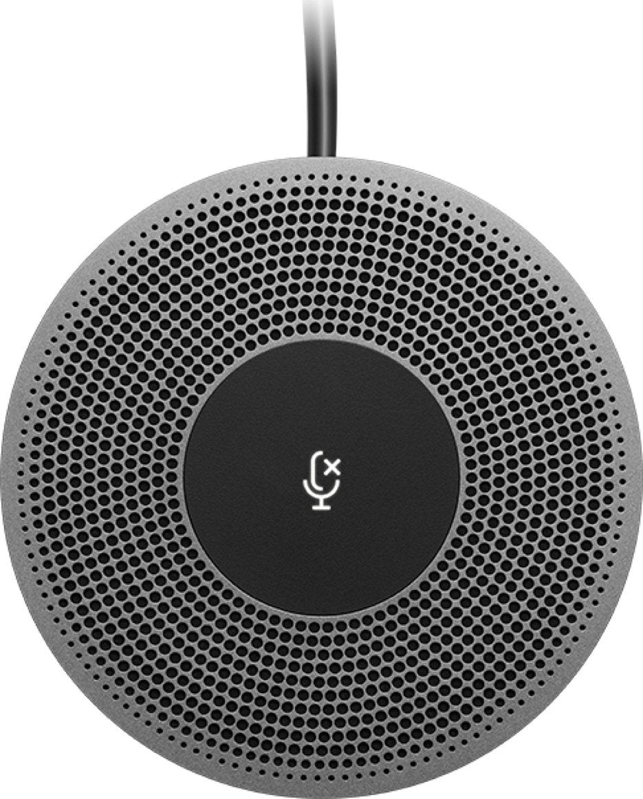 LOGITECH EXPANSION MIC FOR MEETUP Microphone for Small Room Solution for Google Meet for Microsoft Teams Rooms for Zoom Rooms