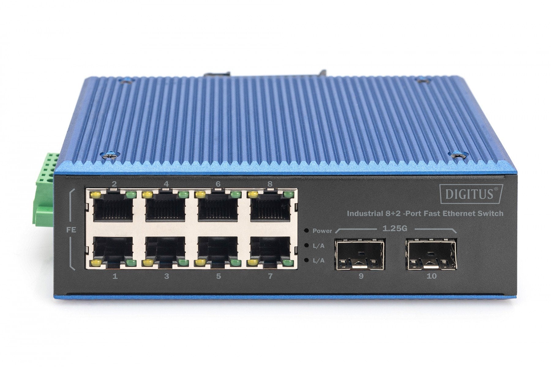 Digitus DN-651146 commutateur réseau Non-géré Fast Ethernet (10/100) Noir, Bleu