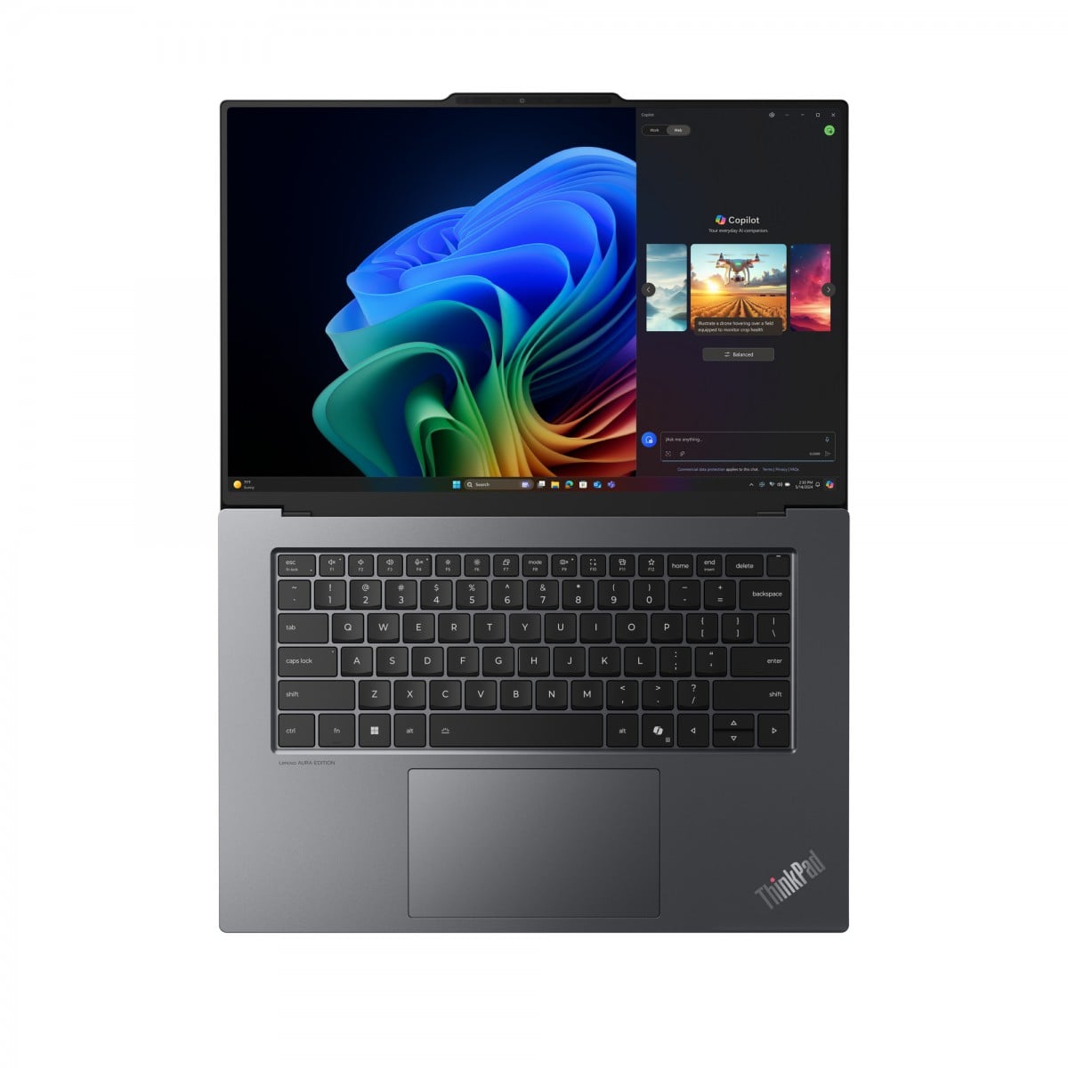 "Lenovo ThinkPad X9-15 Gen 1 Aura Edition Copilot+ PC Intel Core Ultra 7 258V Ordinateur portable 38,9 cm (15.3"") 2.8K 32 Go LPDDR5x-SDRAM 1 To SSD Wi-Fi 7 (802."
