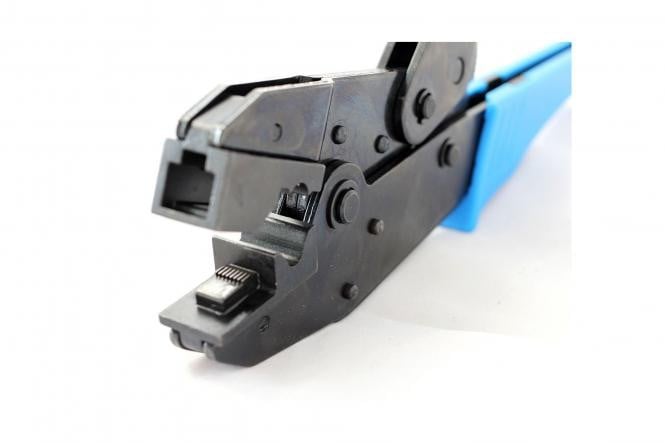 Digitus X-ML-OD-TOOL Pince a sertir Noir, Bleu
