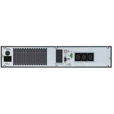 APC Easy UPS On-Line UPS Rack AC 220/230/240V 900Watt 1000VA 1-phase lead acid USB serial oc 3 PFC 2U Europe BK RAL 7010