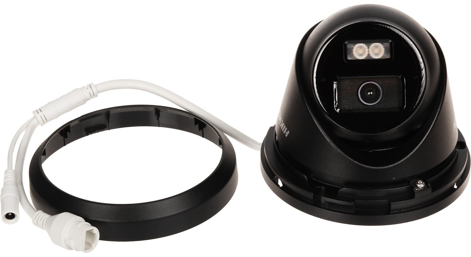 Hikvision DS-2CD2343G2-LI2U(2.8mm)(NOIR) Caméra réseau turret fixe 4 MP avec Acusense et éclairage hybride intelligent