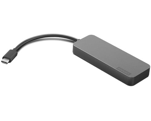 Lenovo GX90X21431 station d'accueil USB 3.2 Gen 2 (3.1 Gen 2) Type-C Noir