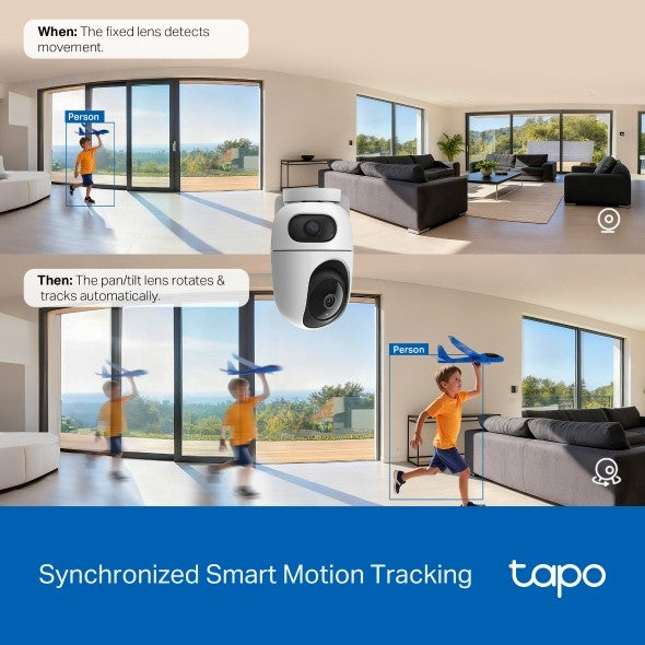 TP-Link Tapo C245D Sphérique Caméra de sécurité IP Intérieure 2304 x 1296 pixels Plafond/mur