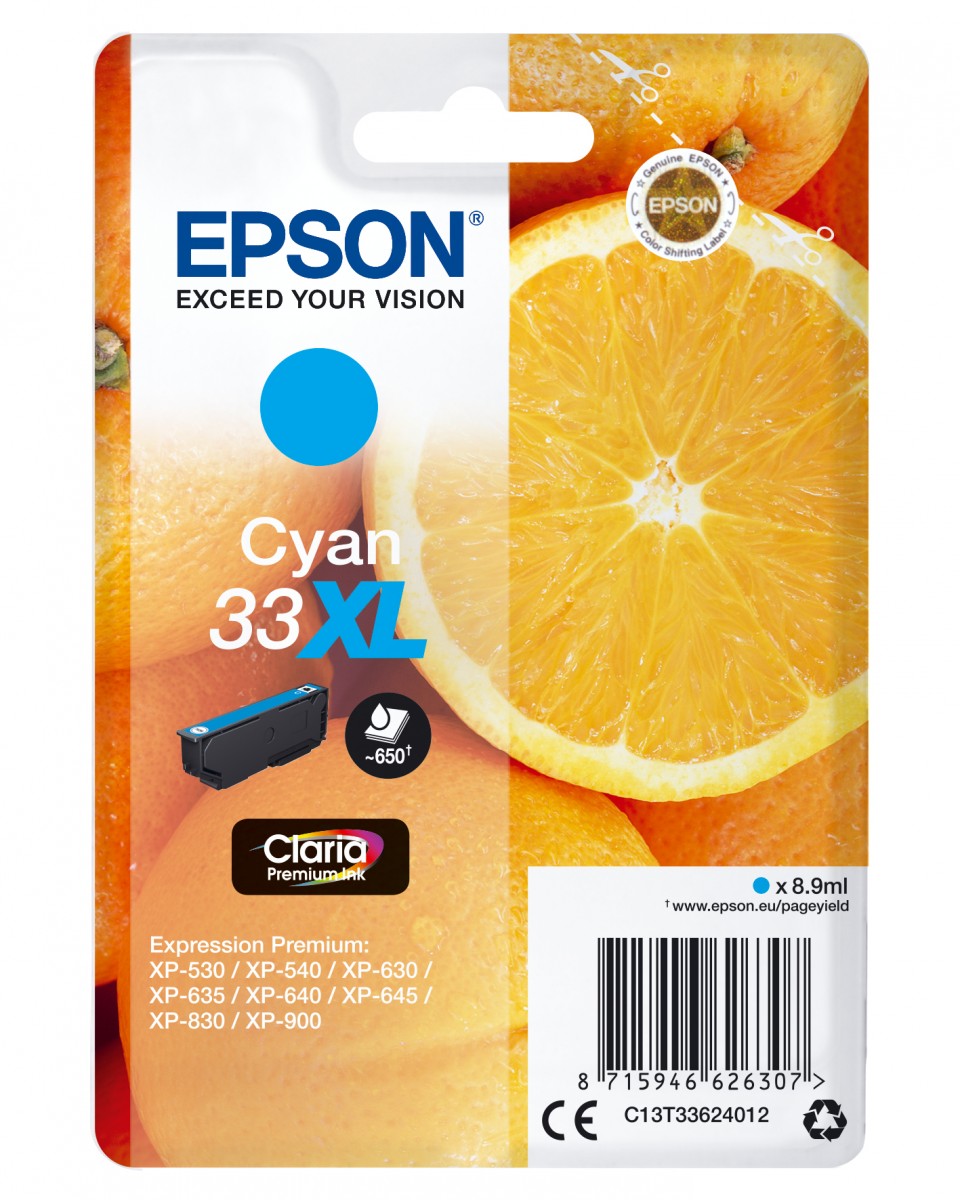 Ink/33XL Oranges 8.9ml CY