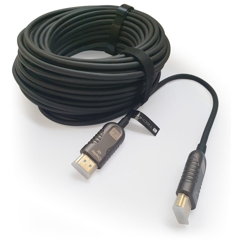 Techly ICOC HDMI-HY2-020 Câble optique actif HDMI 2.0 4K60Hz 20m 18Gbps