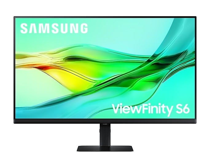 SAMSUNG ViewFinity S6 S32D604UAU - Ecran 32'' - 2560 x 1440 QHD @100 Hz - IPS - 350 cd/m²- 1000:1 - HDR10 - 5 ms - HDMI, 2xDP, USB-C