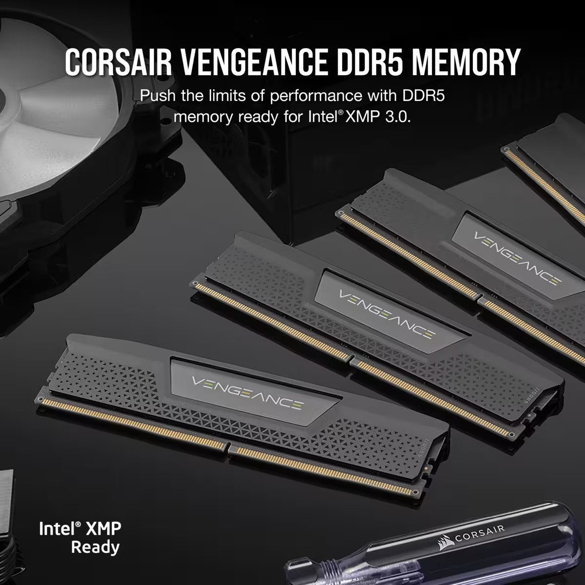 Corsair Vengeance CMK32GX5M2B6400C36 module de mémoire 32 Go 2 x 16 Go DDR5 288-pin DIMM