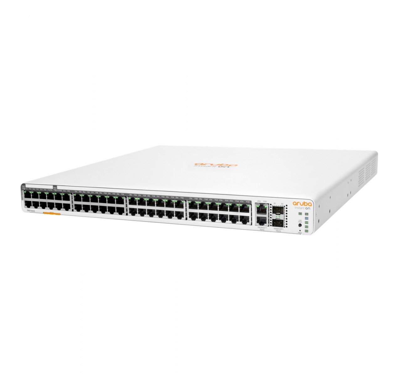 HPE Networking Instant On 1960 48G 40p Class4 8p Class6 PoE 2XGT 2SFP+ 600W Switch Commutateur Géré 48 x 10/100/1000