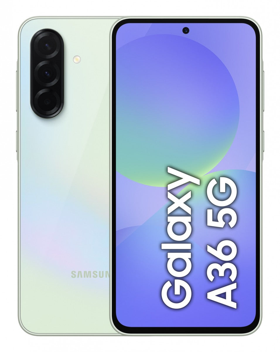 "Samsung Galaxy A36 17 cm (6.7"") Double SIM Android 15 5G USB Type-C 6 Go 128 Go 5000 mAh Citron vert"