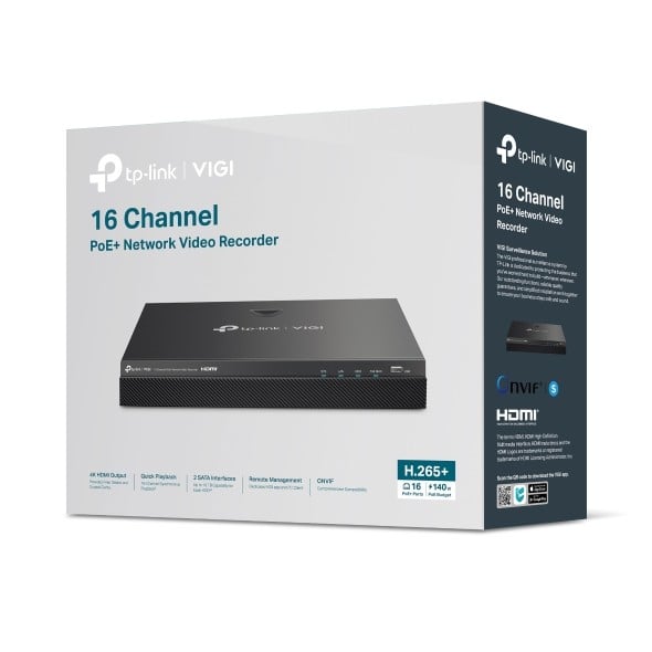 TP-LINK 16 Channel PoE+ Network Video Recorder