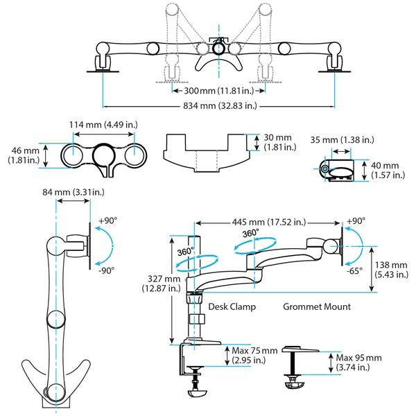 Dual Monitor Arm