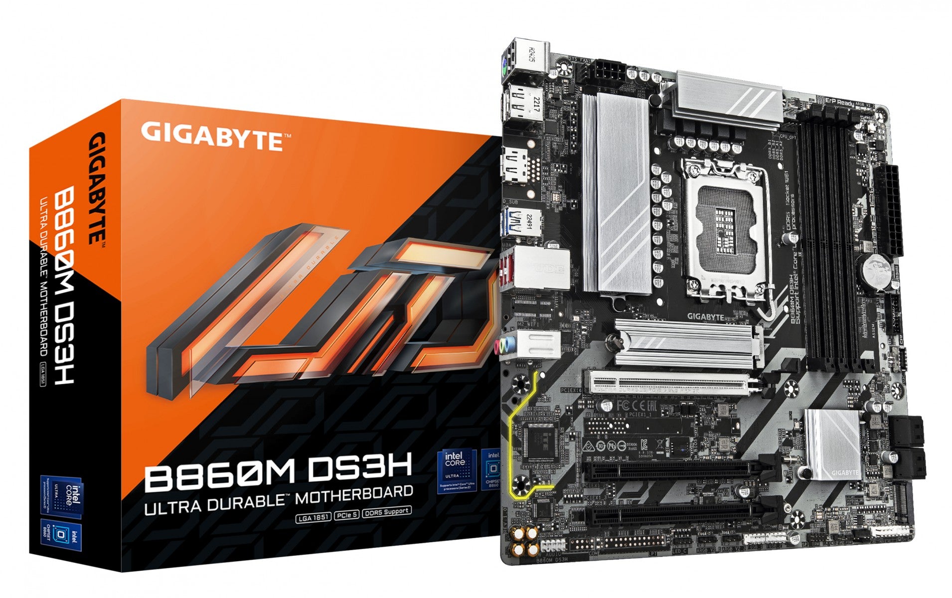 GIGABYTE B860M DS3H carte mere Intel B860 LGA 1851 (Socket V1) micro ATX