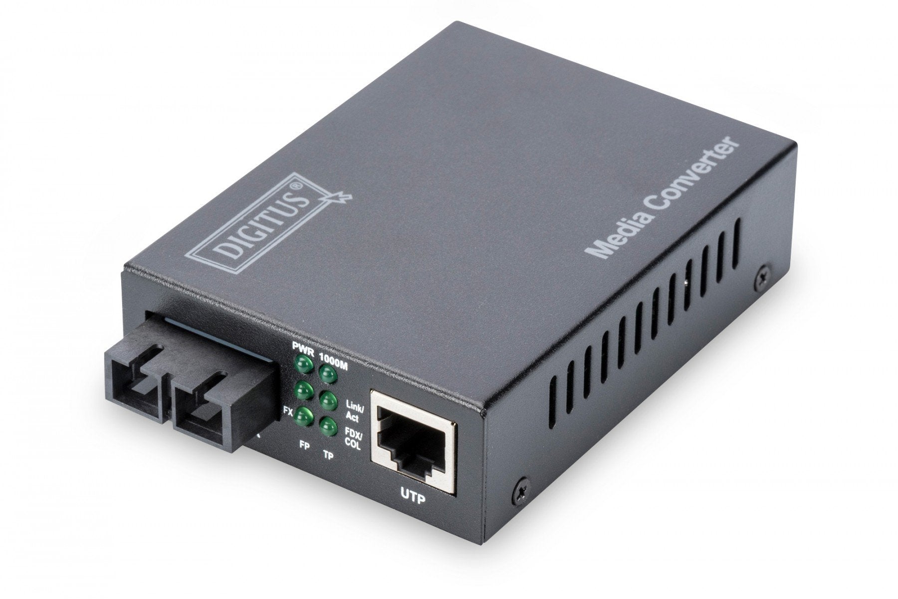 Digitus DN-82121-1 convertisseur de support réseau 1000 Mbit/s 1310 nm Monomode Noir