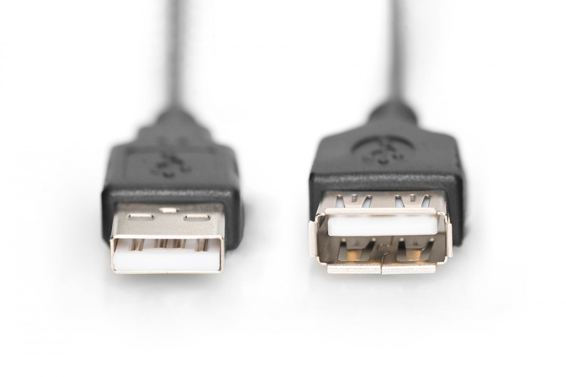Digitus AK-300200-018-S câble USB USB 2.0 USB A 0,48 Gbit/s Noir