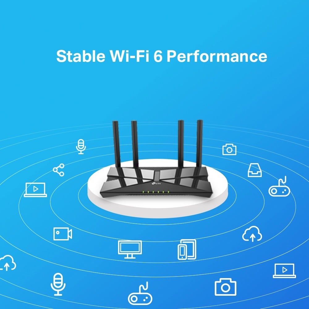 AX1500 Wi-Fi 6 Router Broadcom 1.5GHz T