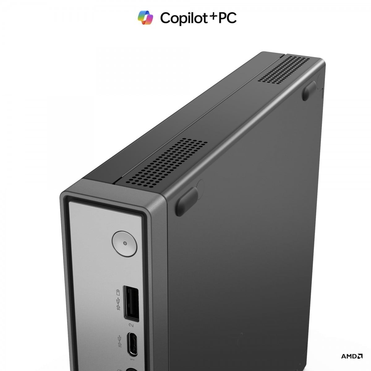 Lenovo ThinkCentre neo 55q Gen 6 Copilot+ PC AMD Ryzen AI 5 330 32 Go DDR5-SDRAM 1 To SSD Windows 11 Pro Mini PC Noir