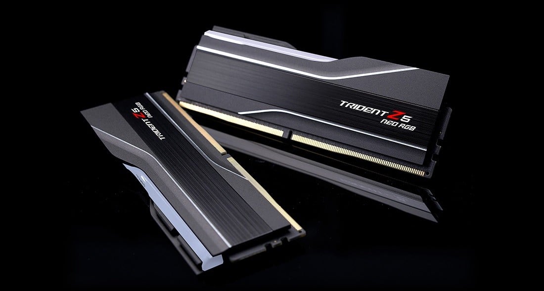 G.Skill Trident Z5 Neo RGB F5-6000J3038F16GX2-TZ5NR module de mémoire 32 Go 2 x 16 Go DDR5 288-pin DIMM