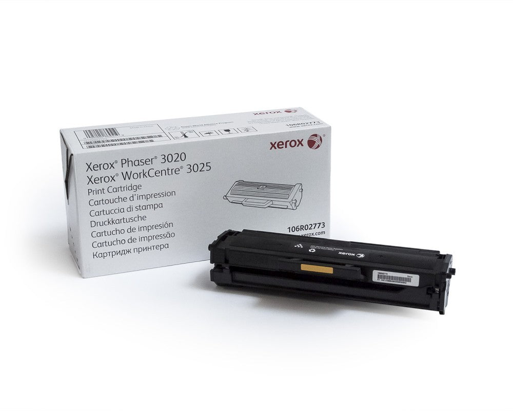 XEROX toner noir 1 500 pages A4 pour WorkCentre 3020/3025 [106R02773]