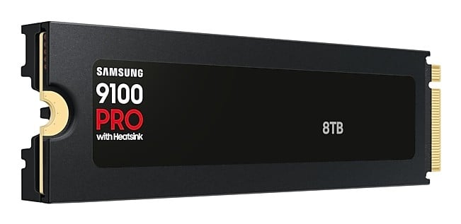 Samsung 9100 PRO 8TB with Heatsink