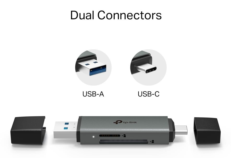 TP-Link UA430D lecteur de carte mémoire USB 3.1 Noir