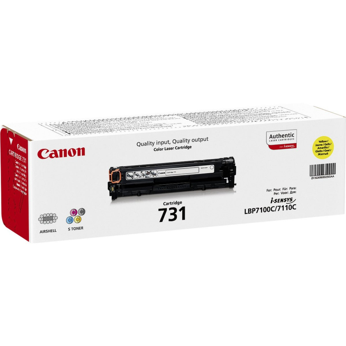 Toner/731 CLBP Cartridge YL