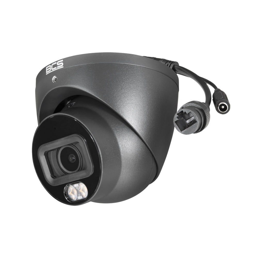 BCS BCS-L-EIP14FCL3-Ai1-G Caméra dôme IP 4MP avec technologie NightColor et microphone, IP67