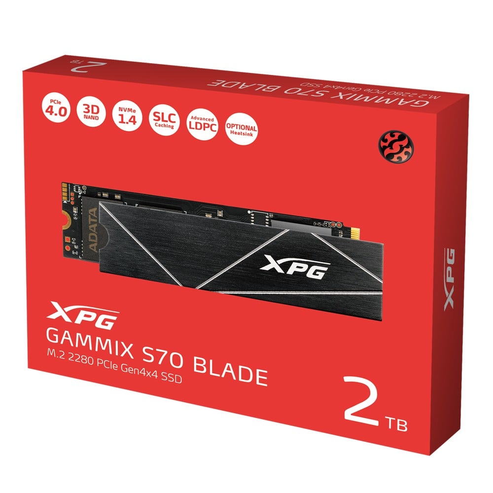XPG GAMMIX S70 Blade 2 To M.2 PCI Express 4.0 NVMe 3D NAND
