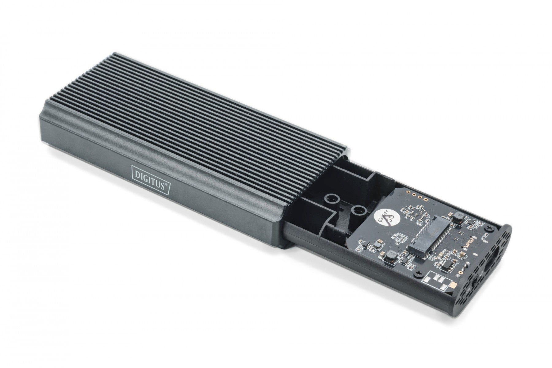 Boîtier USB 4.0 Type C pour SSD M.2 NVMe 40 Gbps, en aluminium, sans outil