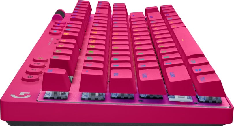 Logitech G PRO X TKL clavier Gaming RF sans fil + Bluetooth QWERTY US International Magenta