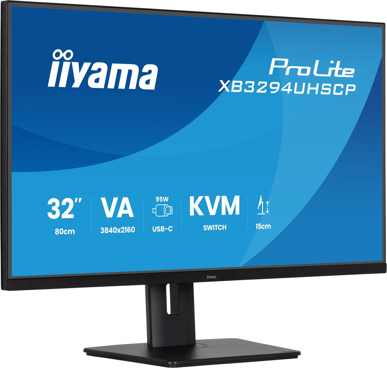 iiyama XB3294UHSCP-B1 32" VA LCD USB-C D