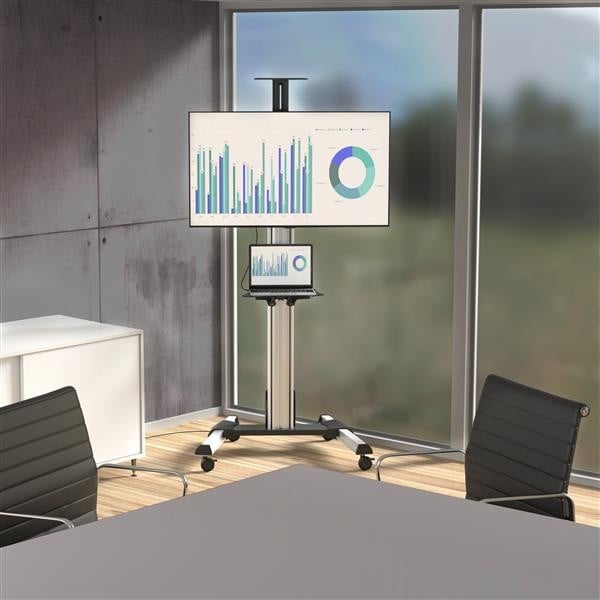 TV Cart Height Adjustment - 32-70" TV