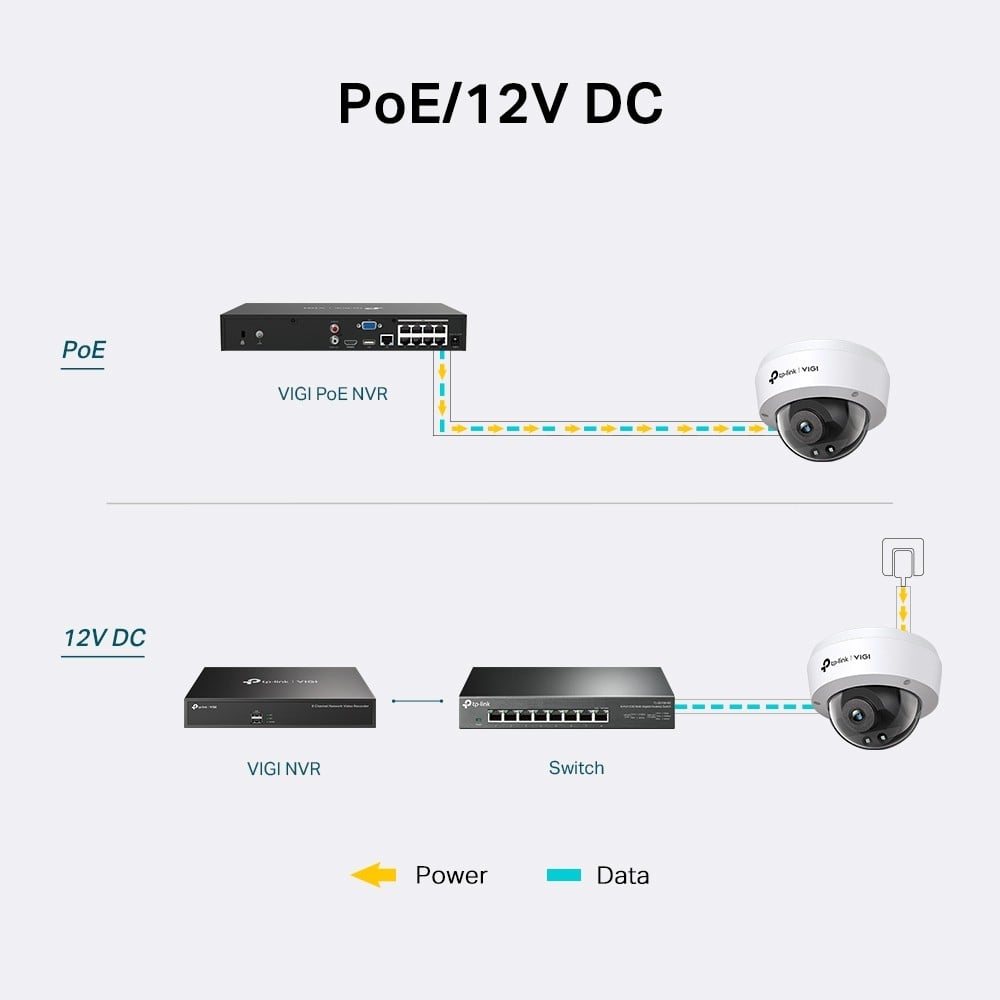TP-LINK VIGI C240I 4MP Dome Network Camera 2.8mm