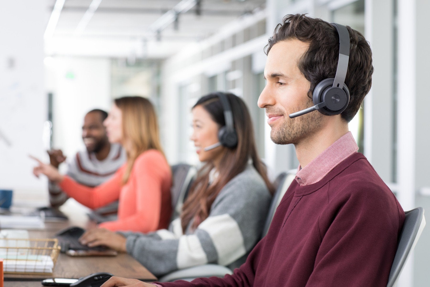 Logitech Zone Casque Sans fil Arceau Bureau/Centre d'appels Bluetooth Graphite
