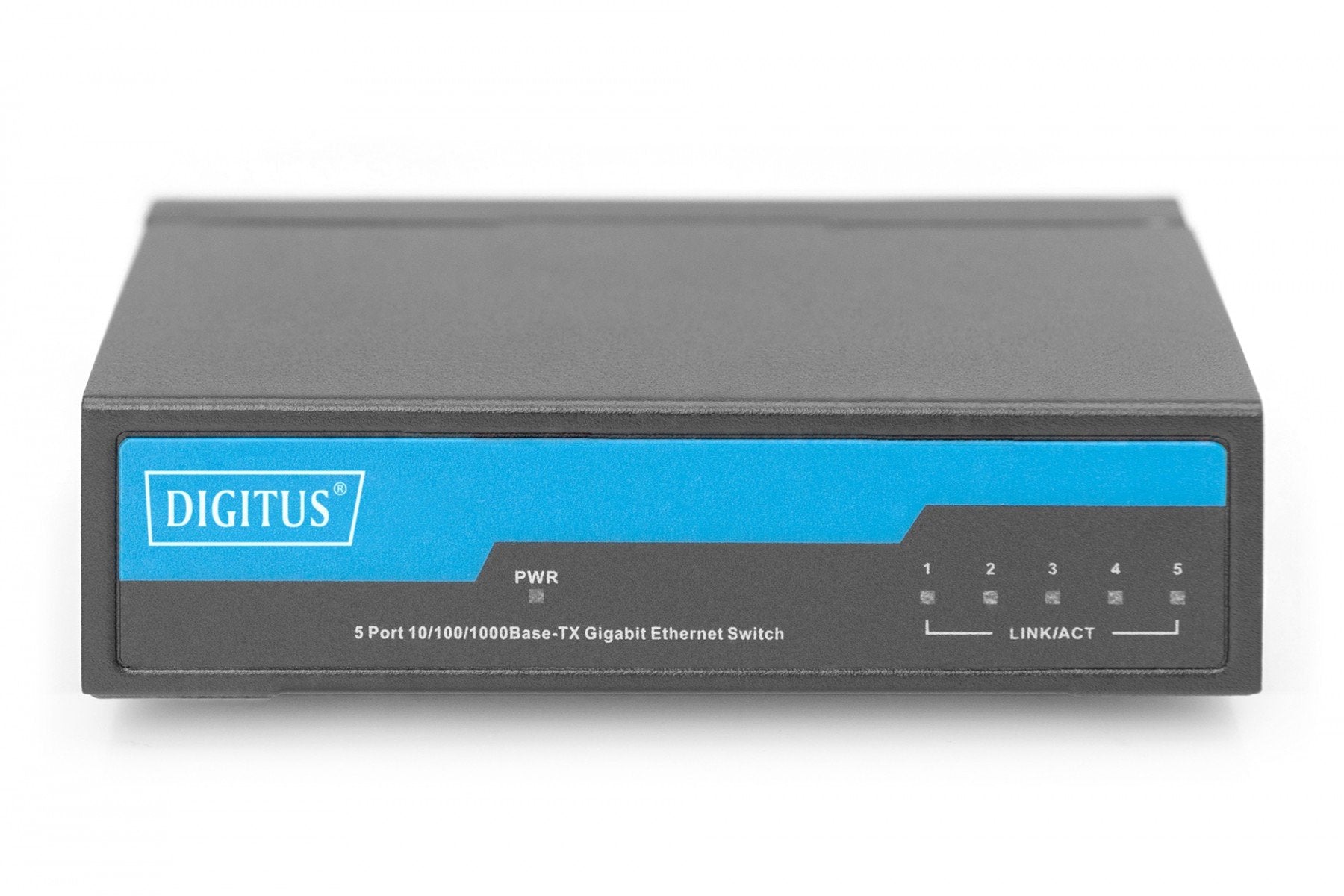 Switch non géré 5 ports Gigabit Ethernet 10/100/1000 Mini Boîtier Métallique