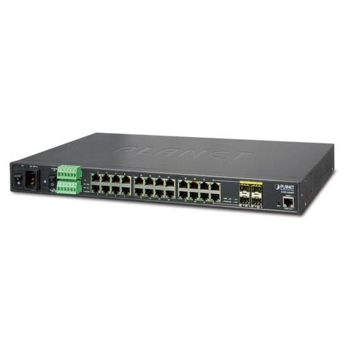 PLANET IGSW-24040T commutateur réseau Géré L3 Gigabit Ethernet (10/100/1000) 1U Noir