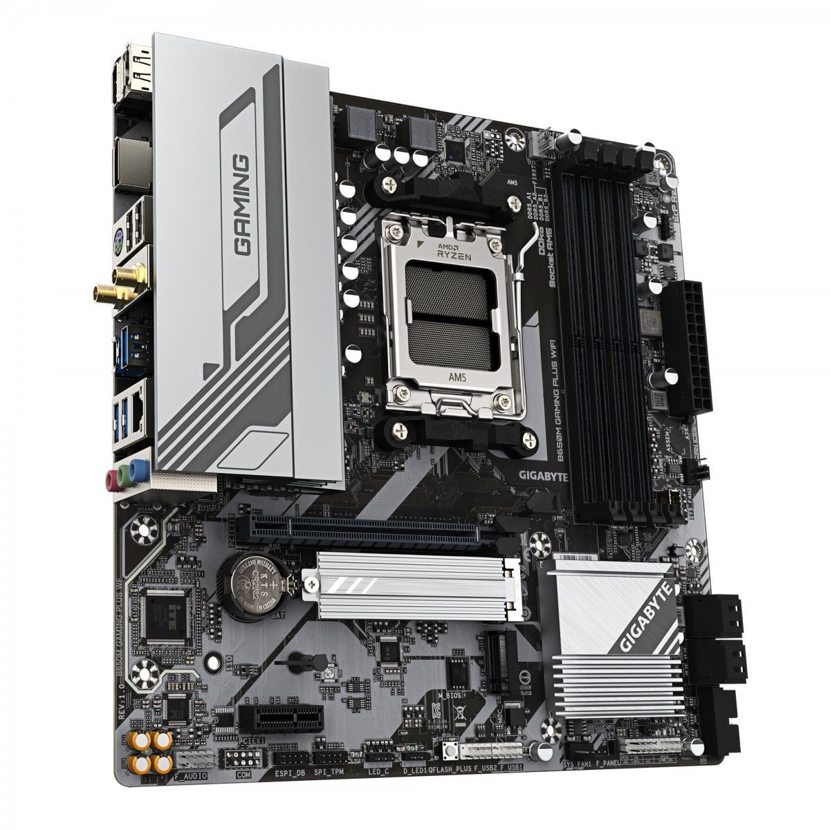 GIGABYTE B650M GAMING PLUS WIFI AMD B650 Emplacement AM5 micro ATX