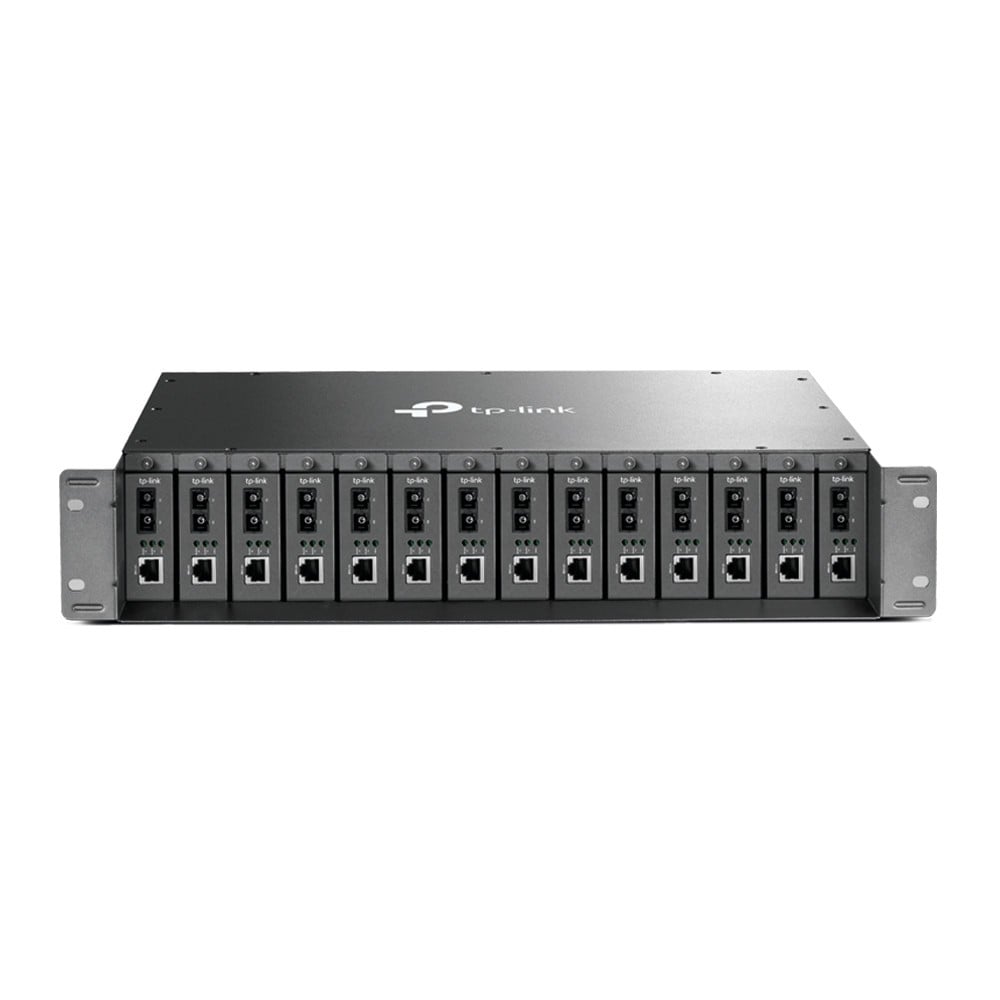 14 slot media converter chassis