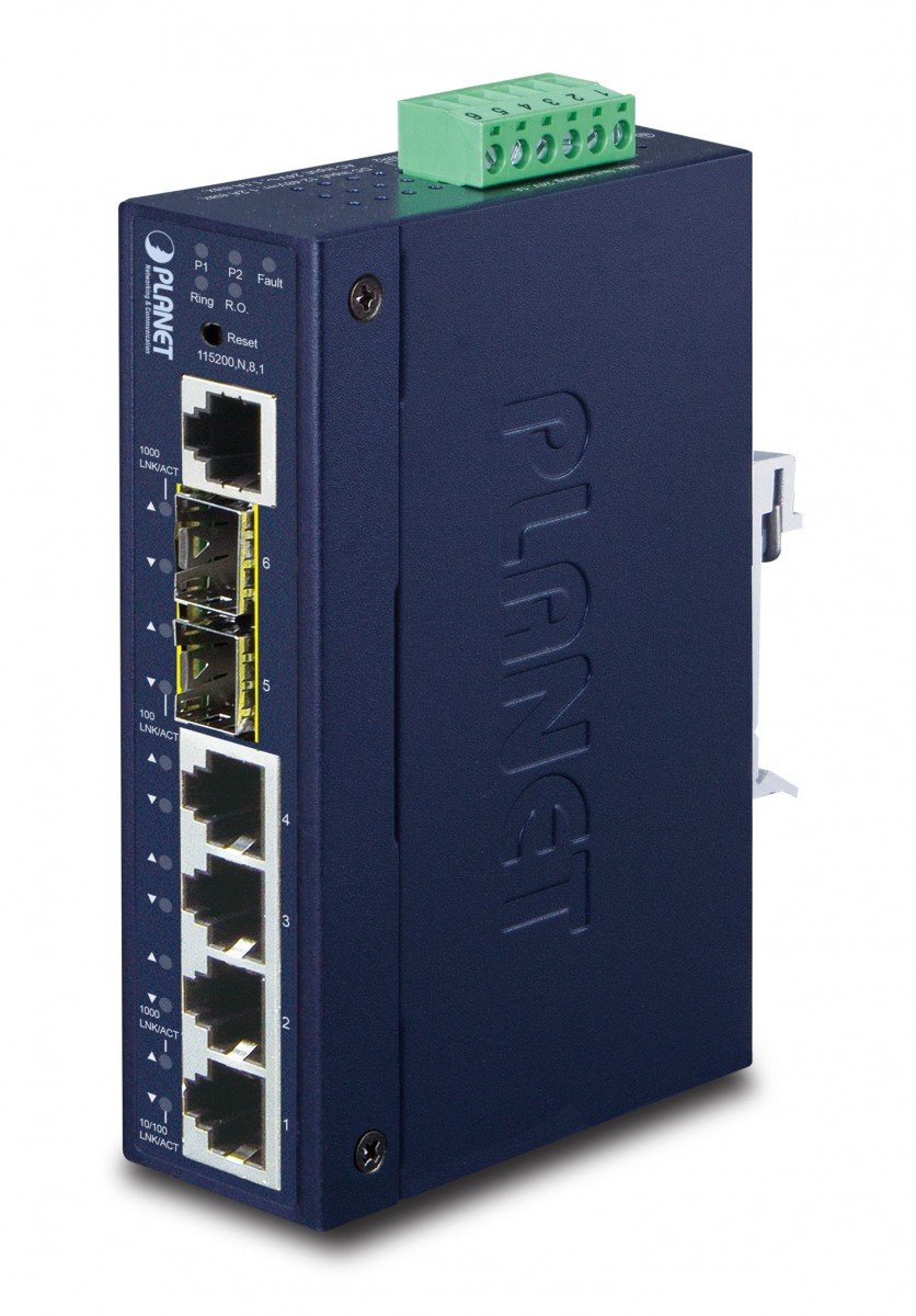 PLANET IGS-5225-4T2S commutateur réseau Géré L2+ Gigabit Ethernet (10/100/1000) Bleu