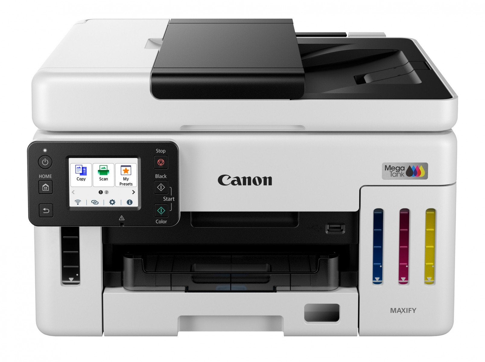 CANON MAXIFY GX6150 MegaTank MFP colour inkjet CISS Legal 216x356mm A4 24ipm Print 350sheets USB Wi-Fi LAN