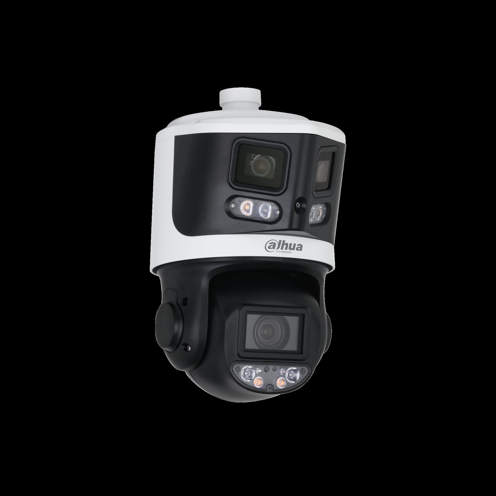 Dahua SDT3E410-8P-MB-A-PV1 Caméra panoramique et PTZ 8MP+4MP 10x Starlight TiOC, réseau