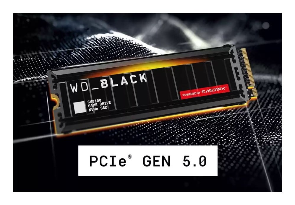 WD Black SN8100 NVMe SSD - 8To With Heatsink