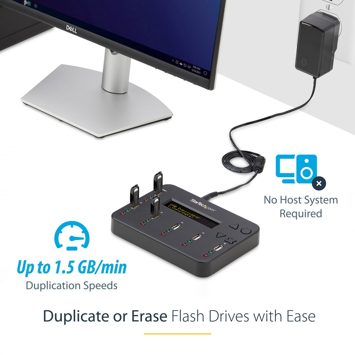 USB Flash Drive 1:5 Duplicator/Eraser