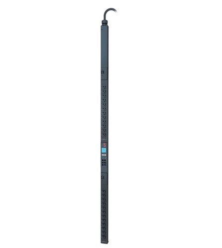 APC Metered Rack PDU ZeroU 2G Rack AC 100/120V 2880VA RS-232 input NEMA L5-30 output connectors 24 2.9m cord Black