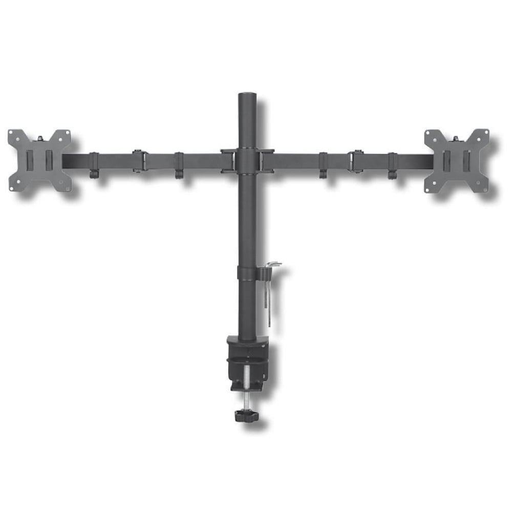 Techly ICA-LCD 382-D Support de double moniteur 13-27” LCD 10kg de bureau rotatif
